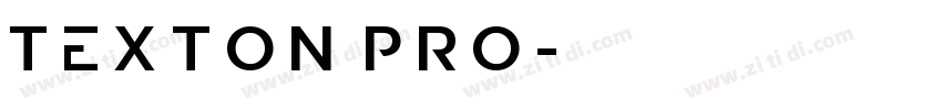 Texton pro字体转换